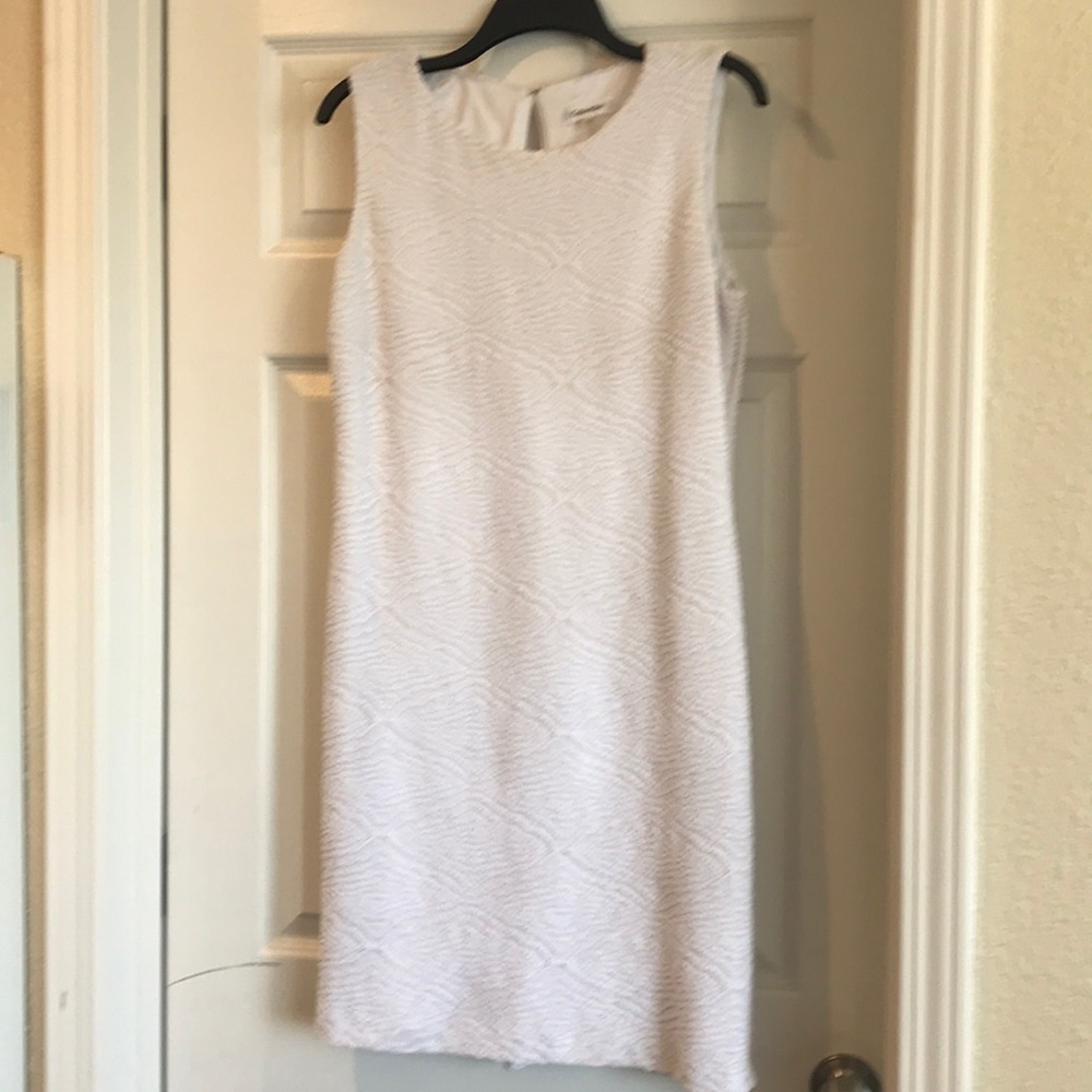 Fitted White Dress